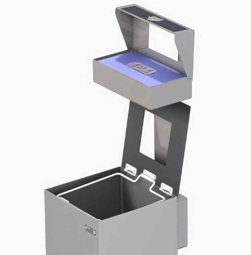 Dispenser of boxed gloves