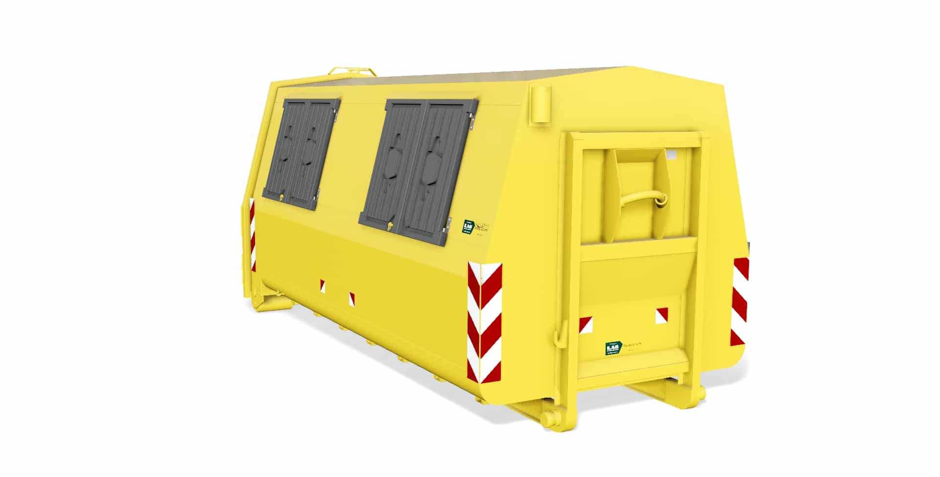 Maxi container 15 m3 (lukket)