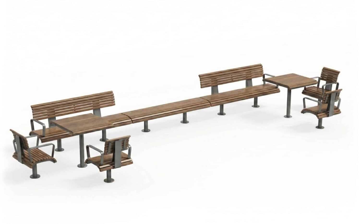 FLORENCE Bench & Chair configuration example 3